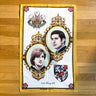 Vintage 1981 Charles and Diana Royal Engagement Ulster linen tea towel - Irish linen - NextStage Vintage