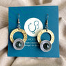 Chick Boss handmade modernist wearable sculpture earrings - NextStage Vintage