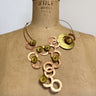 Chick Boss modernist wearable sculpture statement necklace - fair trade jewelry - NextStage Vintage