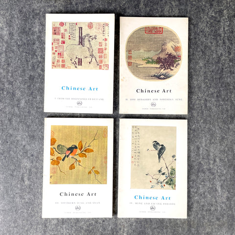 Chinese Art pocket-sized art books - set of 4  - 1960s vintage - NextStage Vintage
