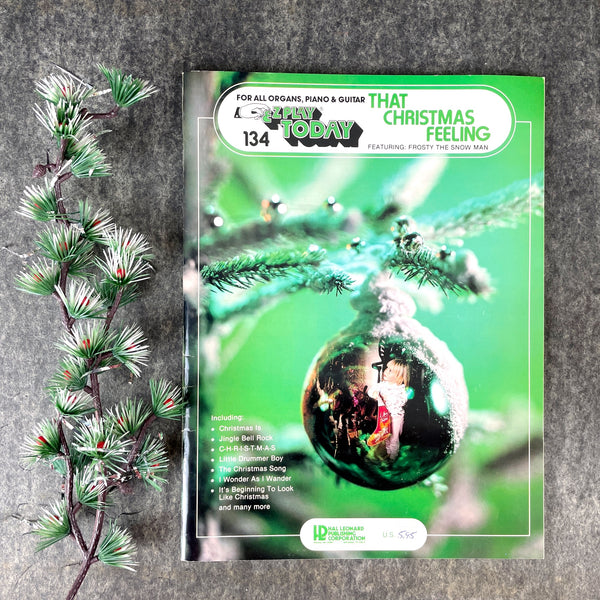 EZ Play Today: That Christmas Feeling - Hal Leonard #134 - 1980s music book - NextStage Vintage