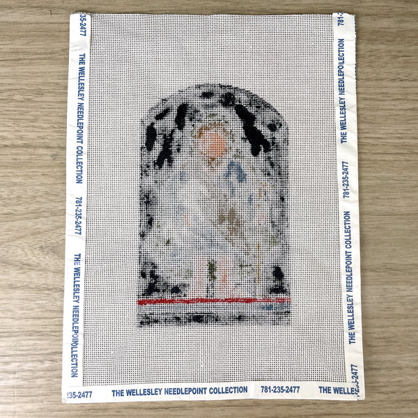 Kelly Clark nativity shepherd 208 NT needlepoint canvas - NextStage Vintage