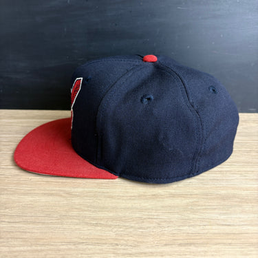 Cleveland Indians Twins 100% wool fitted MLB cap - size 7 1/4 - NextStage Vintage