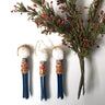 Clothespin soldier Christmas ornaments - set of 3 - 1980s vintage - NextStage Vintage