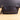 Vintage Coach Black Leather Chunky Cosmetic Case 7165 Ticking Stripe Pouch