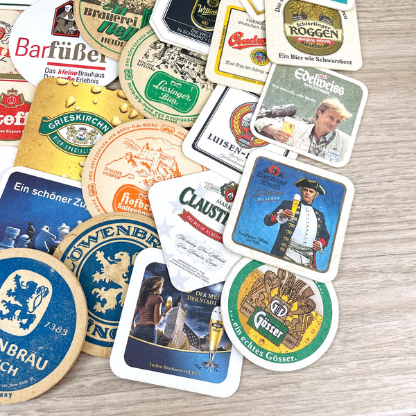 Austrian and German beer coasters - 100+ - vintage breweriana - NextStage Vintage