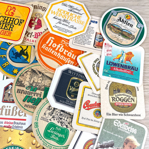 Austrian and German beer coasters - 100+ - vintage breweriana - NextStage Vintage
