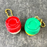 Coin holder key chains - hard plastic - 1970s - NextStage Vintage