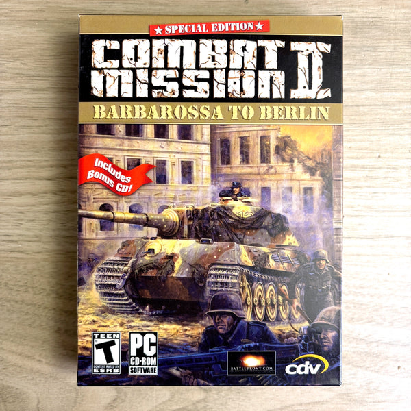 WWII PC games - Special Edition Combat Mission and Combat Mission II  - XP/98/Me/2000 install