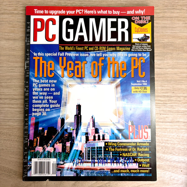 PC Gamer magazine lot of 5 - Vol. 1 (1994, No CDs) – Premier Issue