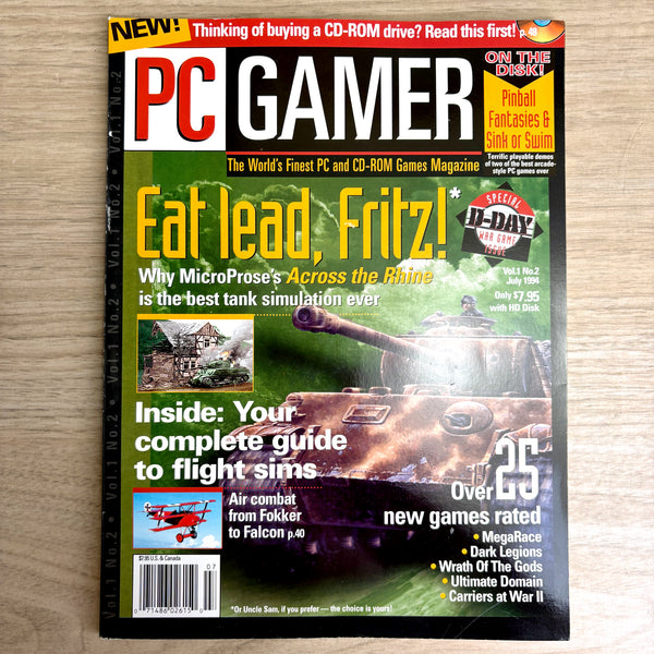PC Gamer magazine lot of 5 - Vol. 1 (1994, No CDs) – Premier Issue