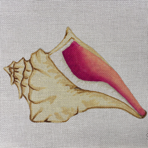 Trubey Seashell #3 needlepoint canvas - #SH03 - NextStage Vintage