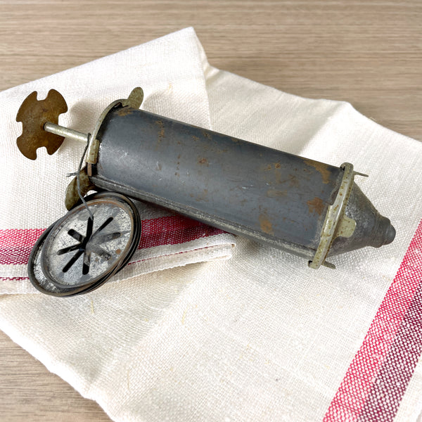 Rustic Spritz cookie press - vintage kitchen decor - NextStage Vintage