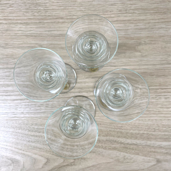 Kastrup Holmegaard cordial stems - set of 4 - new with stickers - NextStage Vintage
