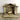 Vintage wooden creche - rustic painted textured wood nativity - NextStage Vintage