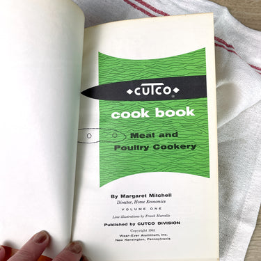 Cutco Cook Book: Meat and Poultry Cookery, Vol 1  - 1961 hardcover - NextStage Vintage