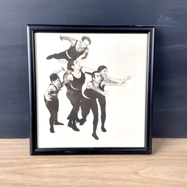 Dance troupe publicity photo - 1980s vintage - NextStage Vintage