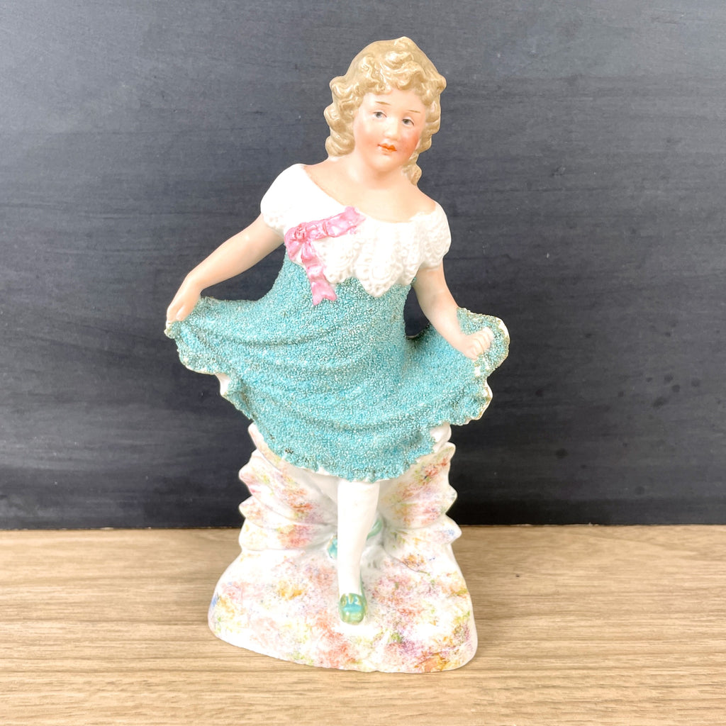 Gebruder Heubach dancing girl - 1890s antique figurine - NextStage Vintage