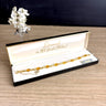 Vintage 1960s Danecraft 12K gold filled bracelet – November birthstone topaz glass stones - NextStage Vintage