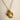 Daphne Olive Gold Vermeil Flower Necklace with Simulated Pearl, Botanical Artisan Floral Pendant - NextStage Vintage