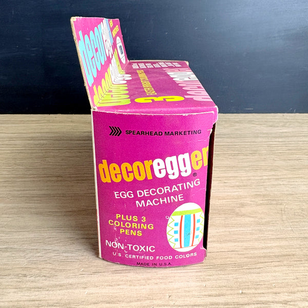 Decoregger Easter egg decorating machine - vintage 1975 holiday