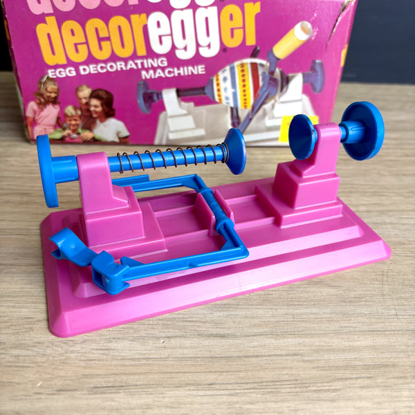 Decoregger Easter egg decorating machine - vintage 1975 holiday