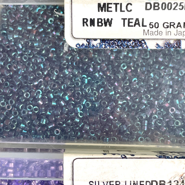 Miyuki Delica - #11 beads 50 gm box - 3 colors - new in box