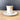 Gold iridescent demitasse cup and saucer with hand painted bell flowers - NextStage Vintage