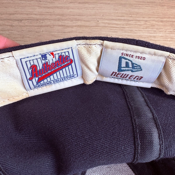 Detroit Tigers New Era Diamond Collection late 1990s wool fitted cap - size 7 5/8