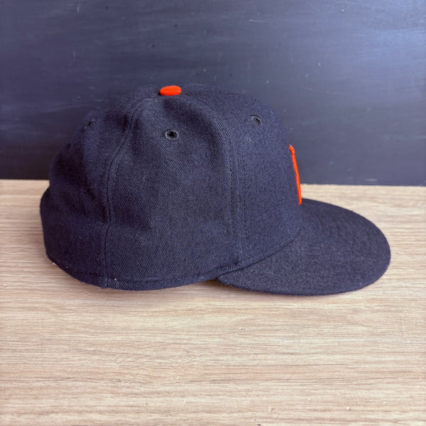 Detroit Tigers New Era Diamond Collection late 1990s wool fitted cap - size 7 5/8
