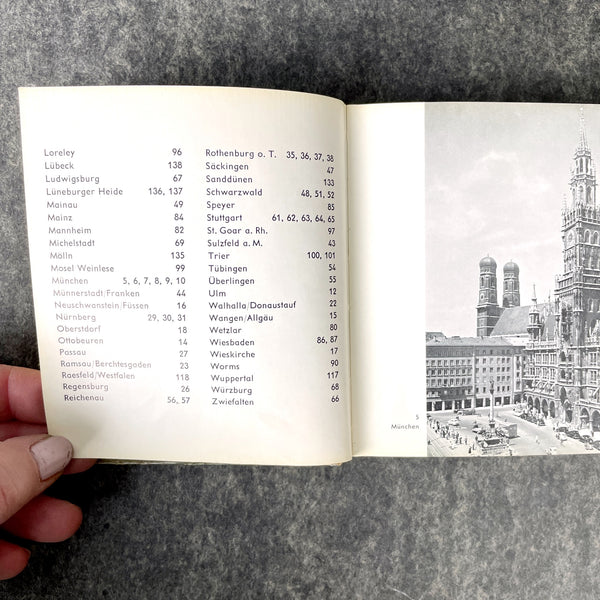 Deutschland Allemagne Germany photo travel book - 1957 hardcover - NextStage Vintage