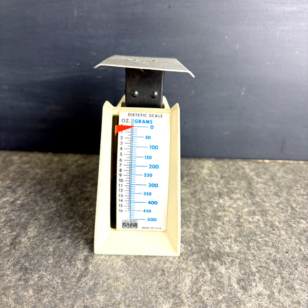 Hanson Kitchen Dietetic Food Scale  - 0-16 OZ  500 grams - Made In USA - NextStage Vintage