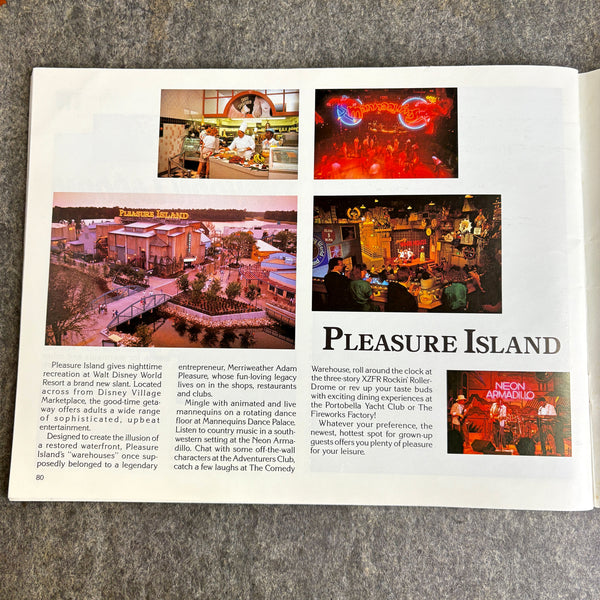 1990s Pictorial Souvenir of Walt Disney World - vintage Disney ephemera