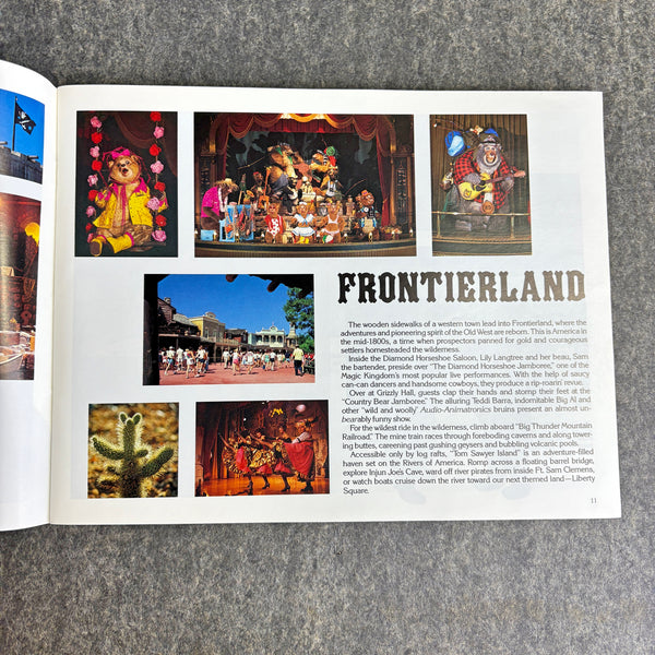 1990s Pictorial Souvenir of Walt Disney World - vintage Disney ephemera