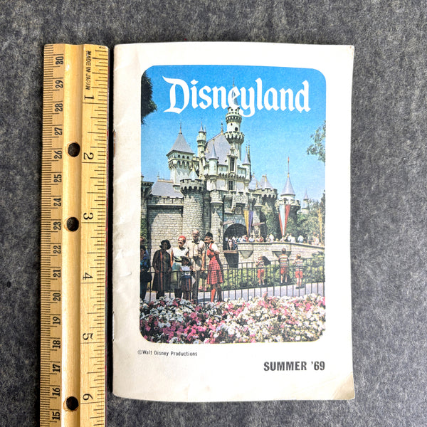 Disneyland Summer 1969 tour book - Love Bug ad - vintage Disneyana souvenir - NextStage Vintage