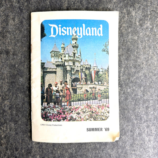 Disneyland Summer 1969 tour book - Love Bug ad - vintage Disneyana souvenir - NextStage Vintage