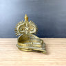 Vintage Hindu brass Vishnu Vilakku oil lamp - NextStage Vintage