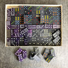 Lot of vintage wooden dominoes - 112 pieces - 4 different partial sets - NextStage Vintage