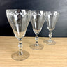 Duncan and Miller #503 Water Goblets Set of 3 Vintage Stemware - NextStage Vintage