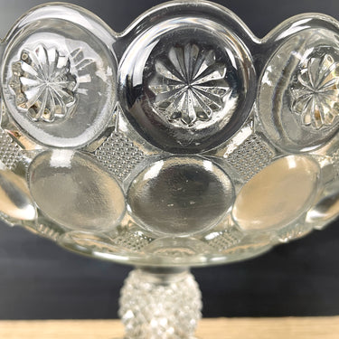 EAPG Co-operative Flint Glass Co. Imperial compote -  1890s antique - NextStage Vintage