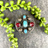 Egyptian silver scarab and pharoah snuff or trinket box - NextStage Vintage