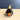 Ecuadorian folk art pottery bird - black painted vintage bohemian decor - NextStage Vintage