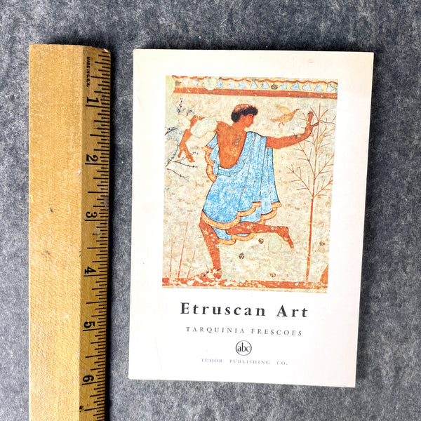 Etruscan Art pocket-sized art book- ABC Tudor Publishing  - 1961 vintage