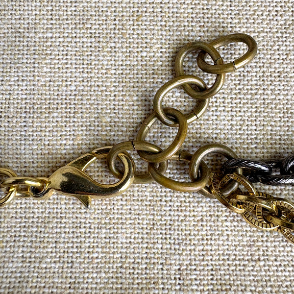 Fahrenheit New York Connie Bates triple vine necklace - vintage costume jewelry