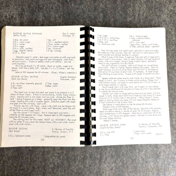 Family Favorites From Our Best Cooks - American Lithuanian Roman Catholic Women's Alliance - 1982 - NextStage Vintage