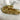 Capri gold feather brooch - 1980s vintage costume jewelry - NextStage Vintage