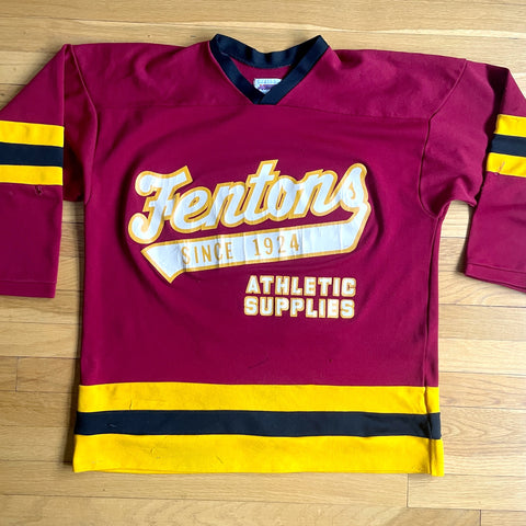 Fenton's Athletic Supply hockey jersey - adult large - vintage - NextStage Vintage
