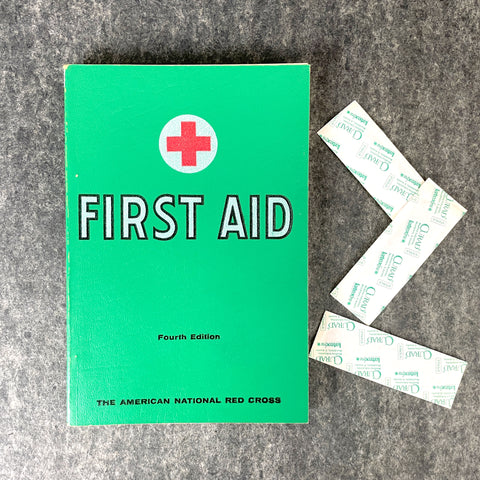 First Aid - 4th Edition, 31st printing - Red Cross textbook - 1968 softcover - NextStage Vintage