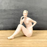 Miniature porcelain flapper bathing beauty - c1920 - NextStage Vintage