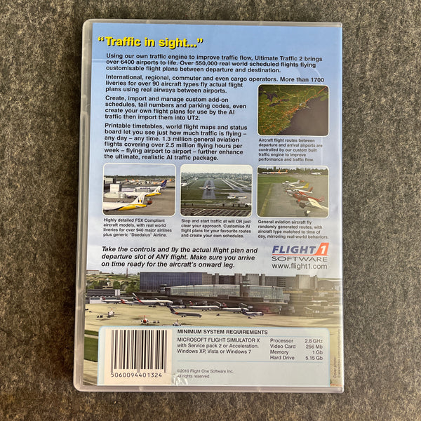 Flight 1 Software terrain and traffic add ons for Flight Simulator X - 4 titles